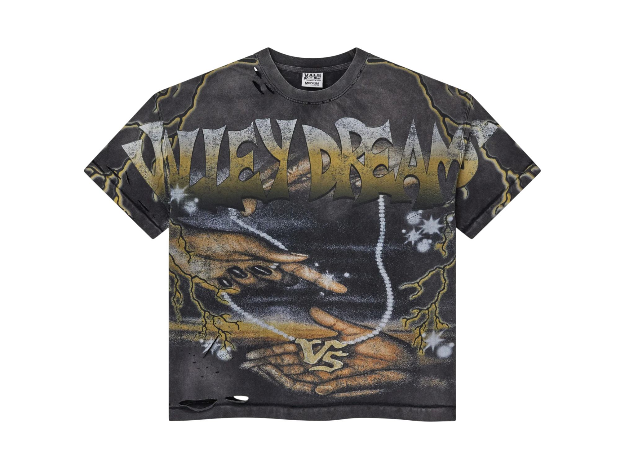 Vale Forever Valley Dream vs Renaissance T-Shirt Washed Black